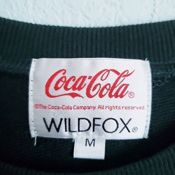 Wildfox Coca-Cola Can't Beat the Feeling Green Sommers Sweatshirt - Picture 5 of 7